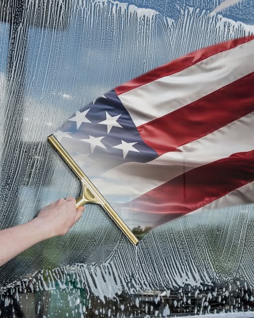 Cowtown Squeegee window cleaning professional